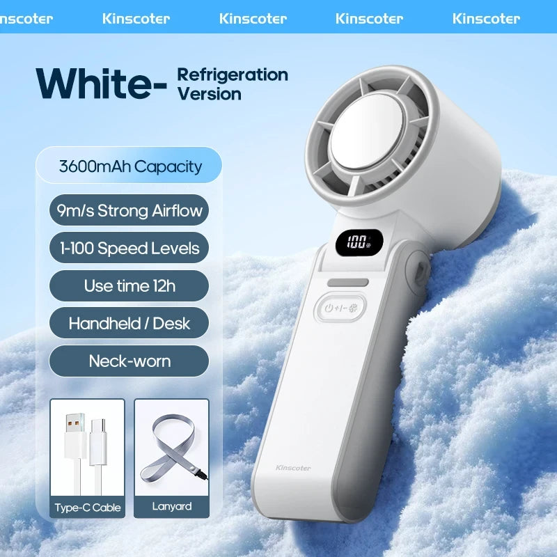 Portable Rechargeable Turbo Cooling Fan