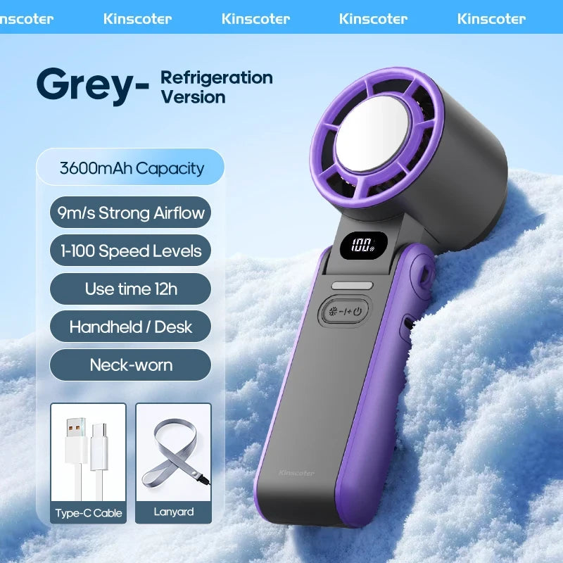 Portable Rechargeable Turbo Cooling Fan