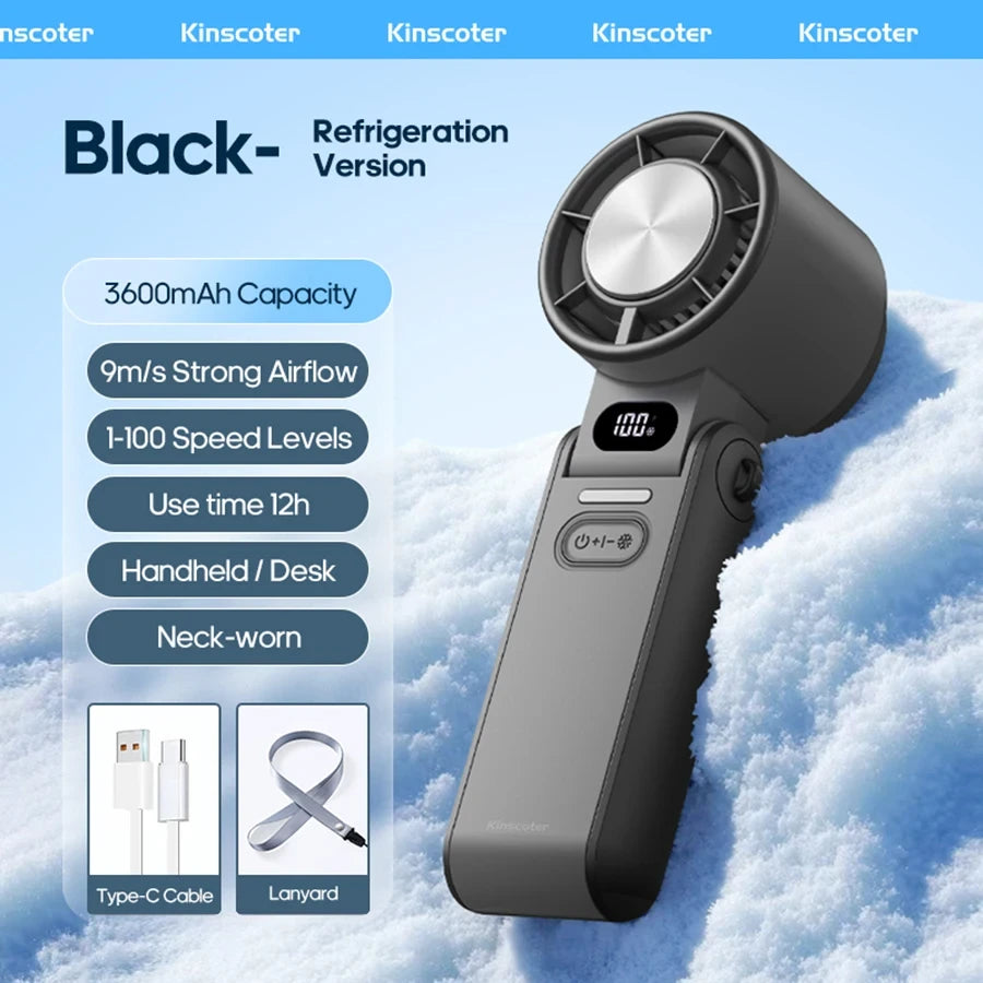 Portable Rechargeable Turbo Cooling Fan