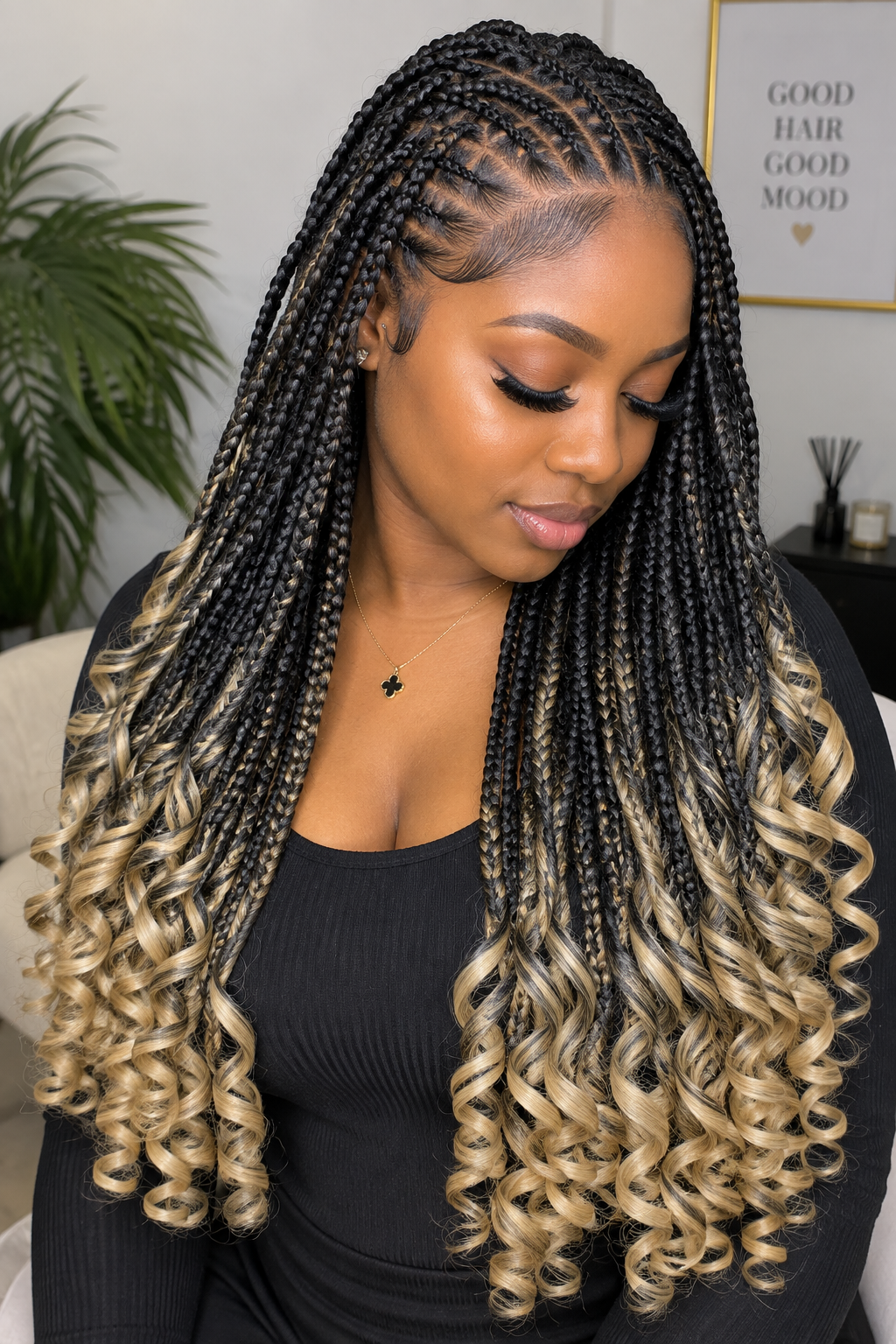24" French curls