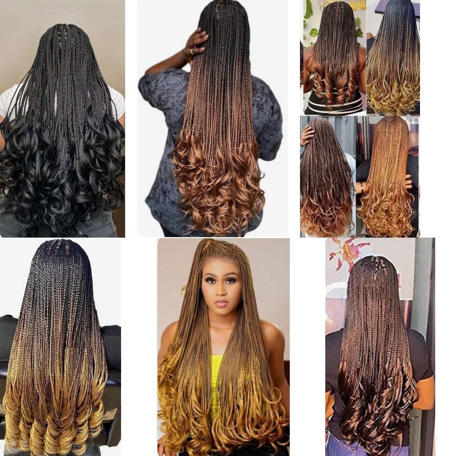 24" French curls